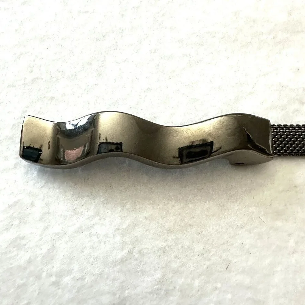 Accessory Accent Skinny Y2K 90s Belt Silver 29.5